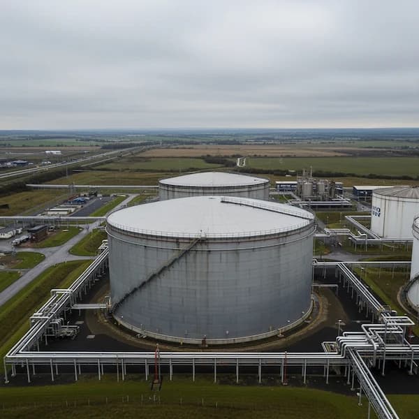 Storage tank inspection with caged drone