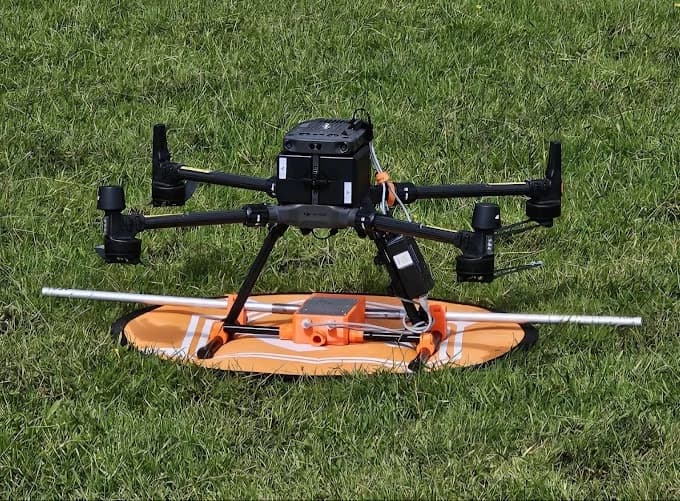 GPR data visualization showing subsurface features