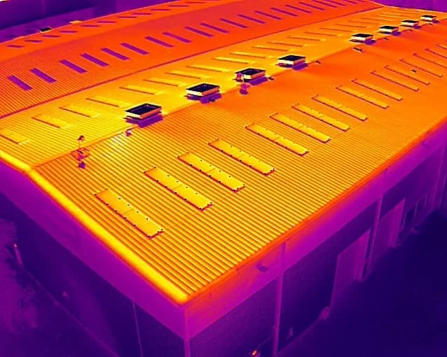 Thermal imaging drone for solar panel defect detection