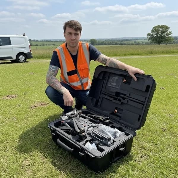 Peter Leslie, founder of HireDronePilot