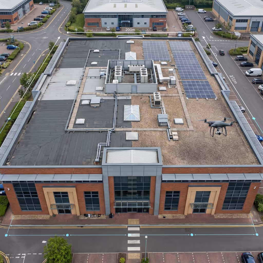 Drone Measured Building Survey - Professional drone survey service in the UK