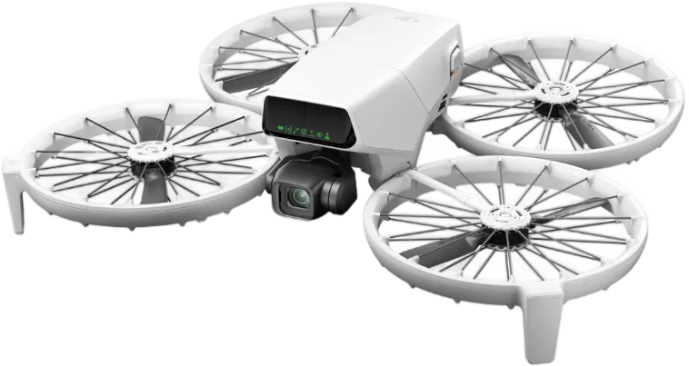 DJI Flip drone with folding full-ring propeller guards
