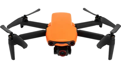 Autel EVO Nano+ folding camera drone in orange and grey