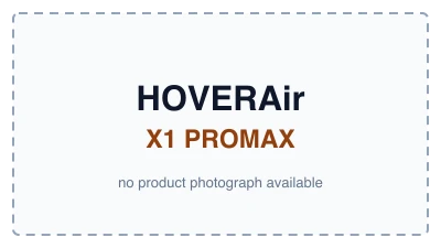 Dashed-border label tile reading HOVERAir X1 PROMAX, no product photograph available
