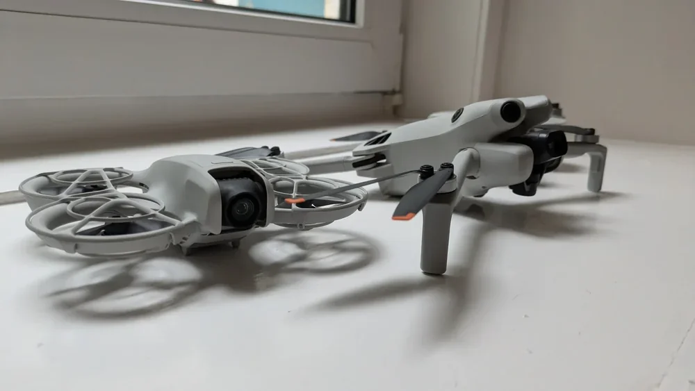 DJI Neo 2 palm takeoff and landing