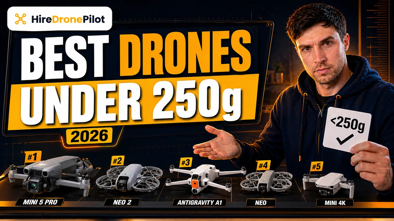 Best drones under 250g UK 2026 lineup