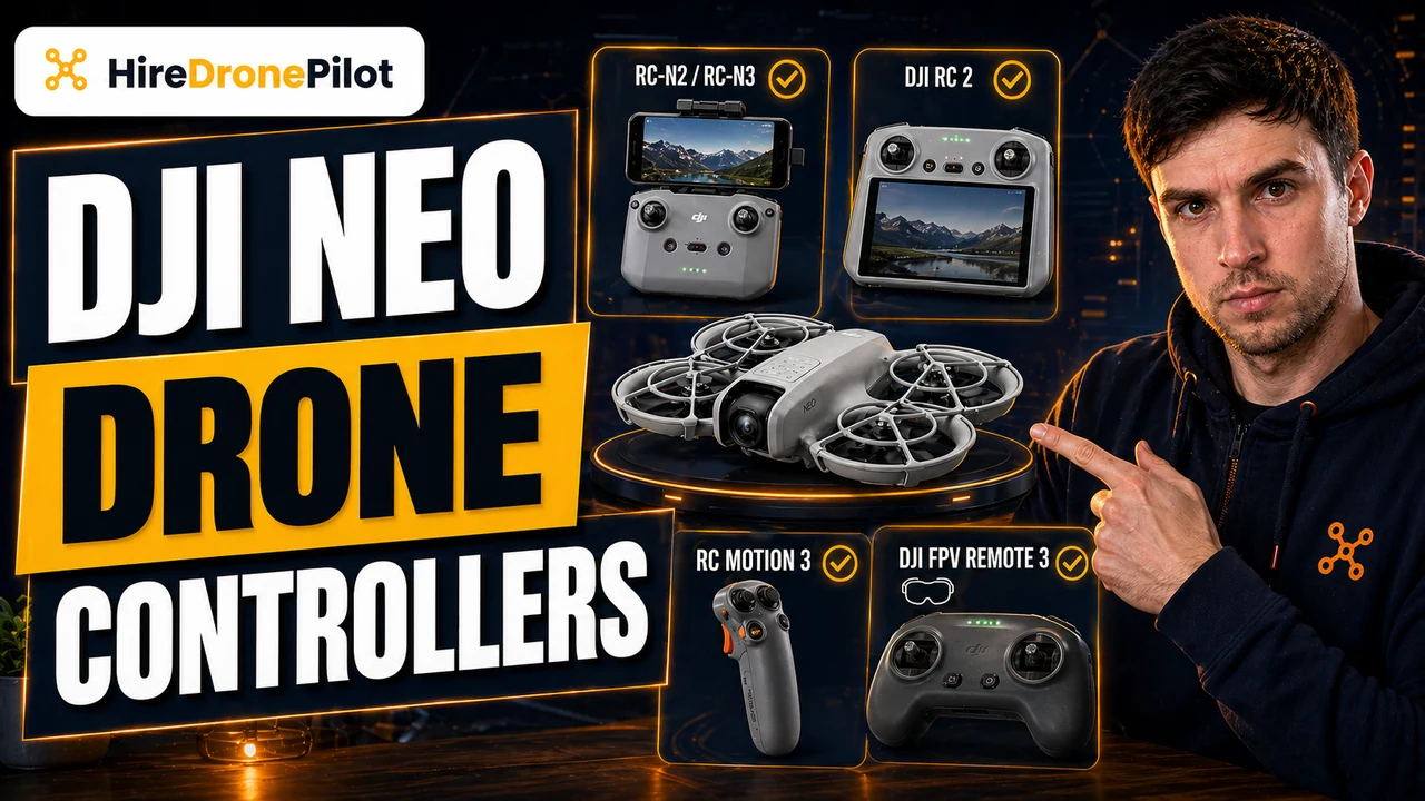 Controllers that work with the DJI Neo