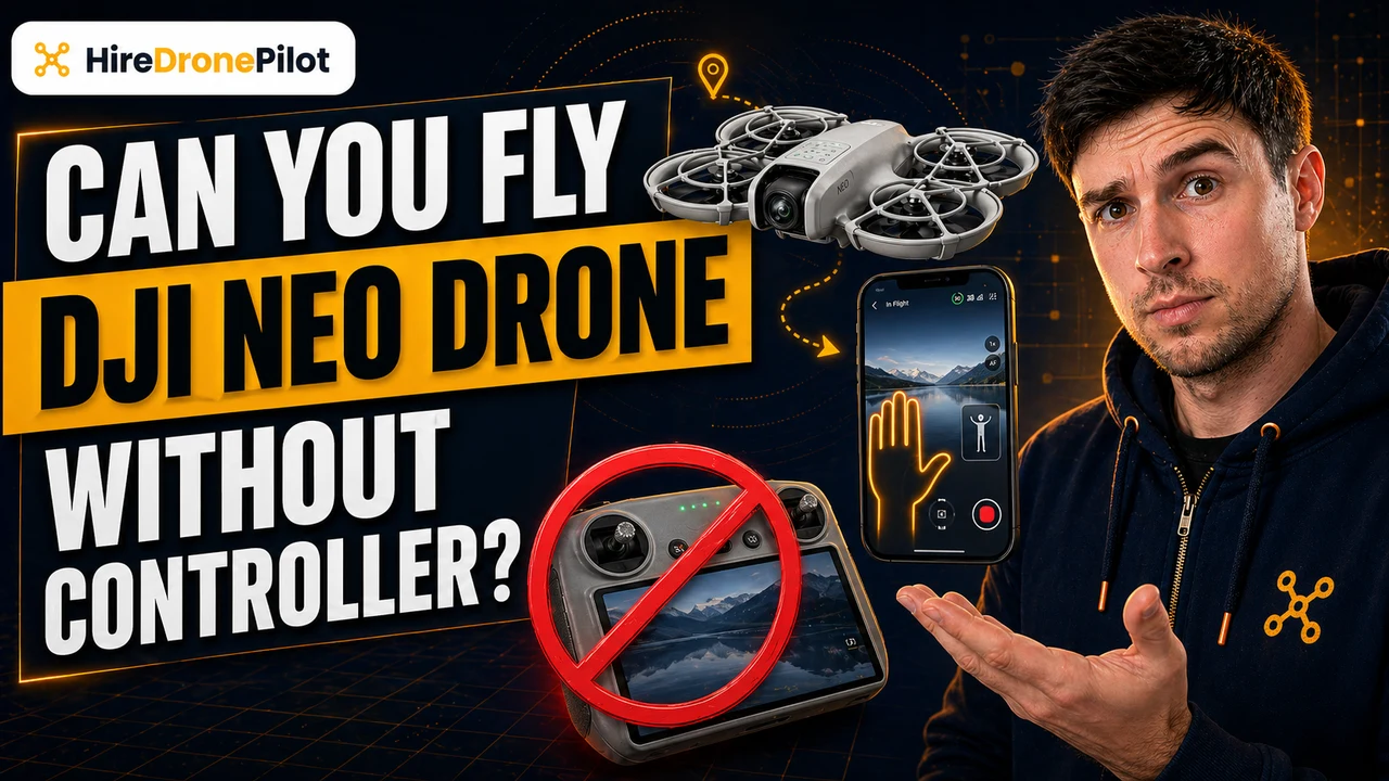 Flying DJI Neo without a controller