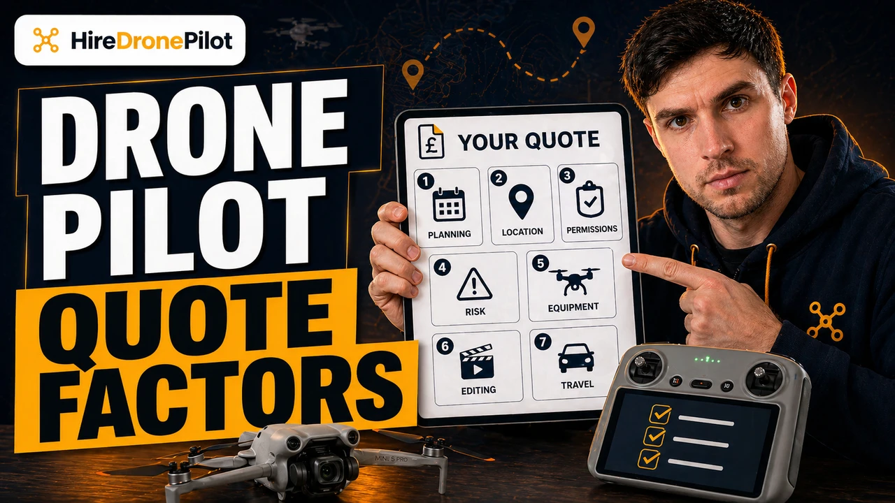 Factors Affecting How Much a Drone Pilot Costs in the UK