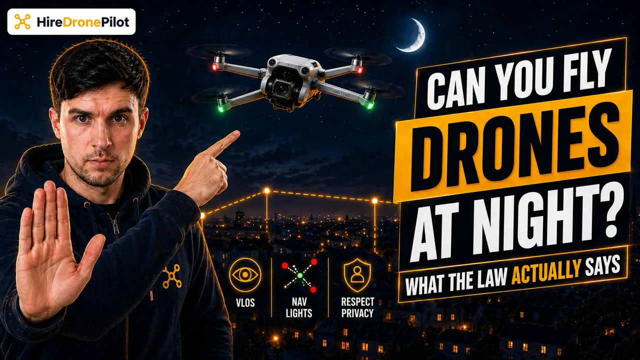 Flying Your Drone at Night in the UK? Avoid a £2,500 Fine With This Guide