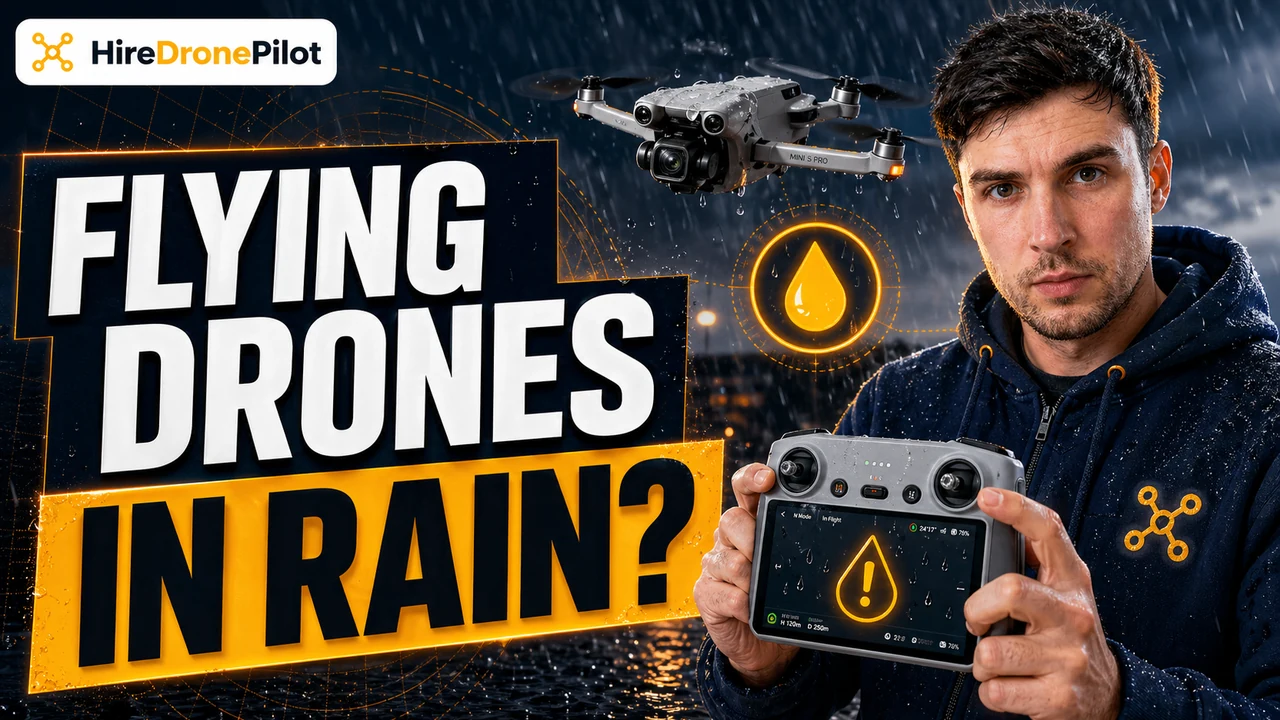Can You Fly a Drone in the Rain? Risks, Precautions & Tips