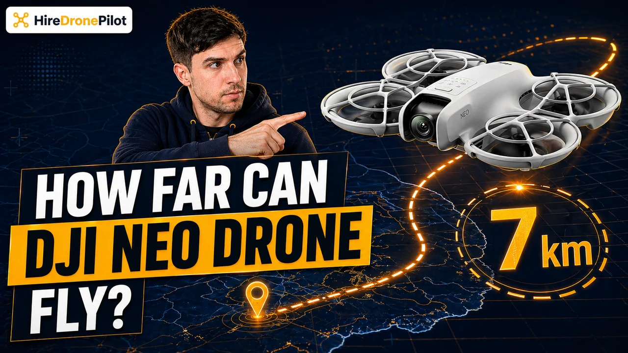 How far can DJI Neo fly