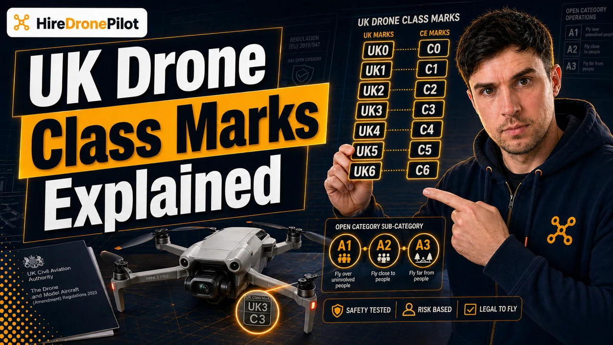 UK drone class marking explained